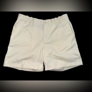 Vintage Womens Lauren Ralph Lauren Khaki Ckassic Chino Shorts 6" Sandstone sz 10